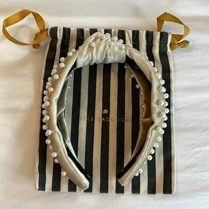 LELE SADOUGHI Ivory Pearl Headband